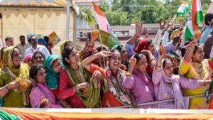 PM Modi addressing women and launching Ganga Expressway in UP