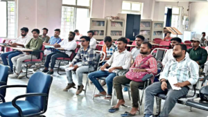 Youth attending free job camp in Rohtas district Bihar